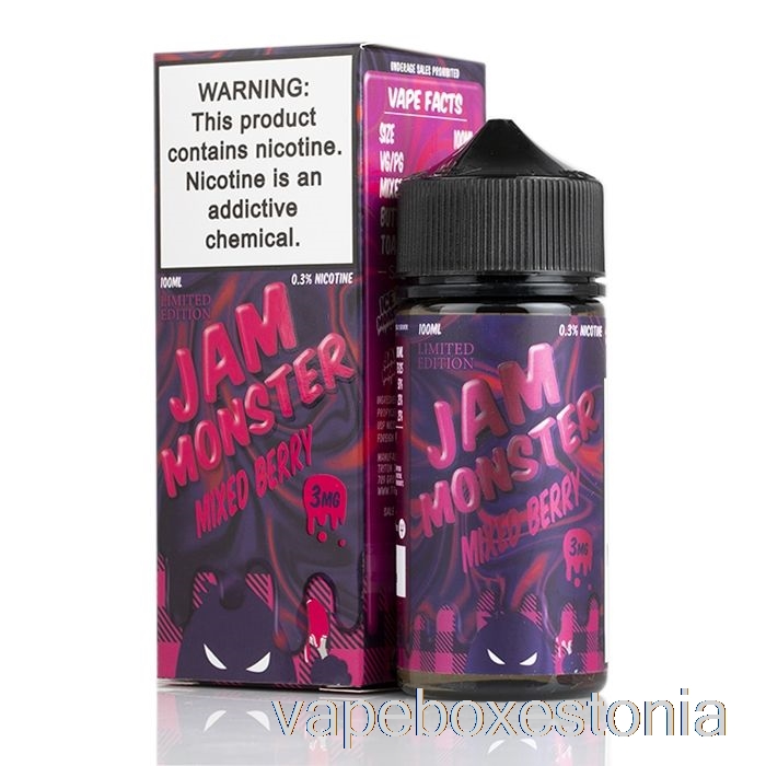 Vape Box Estonia Segamarja - Moosimonster - 100ml 3mg